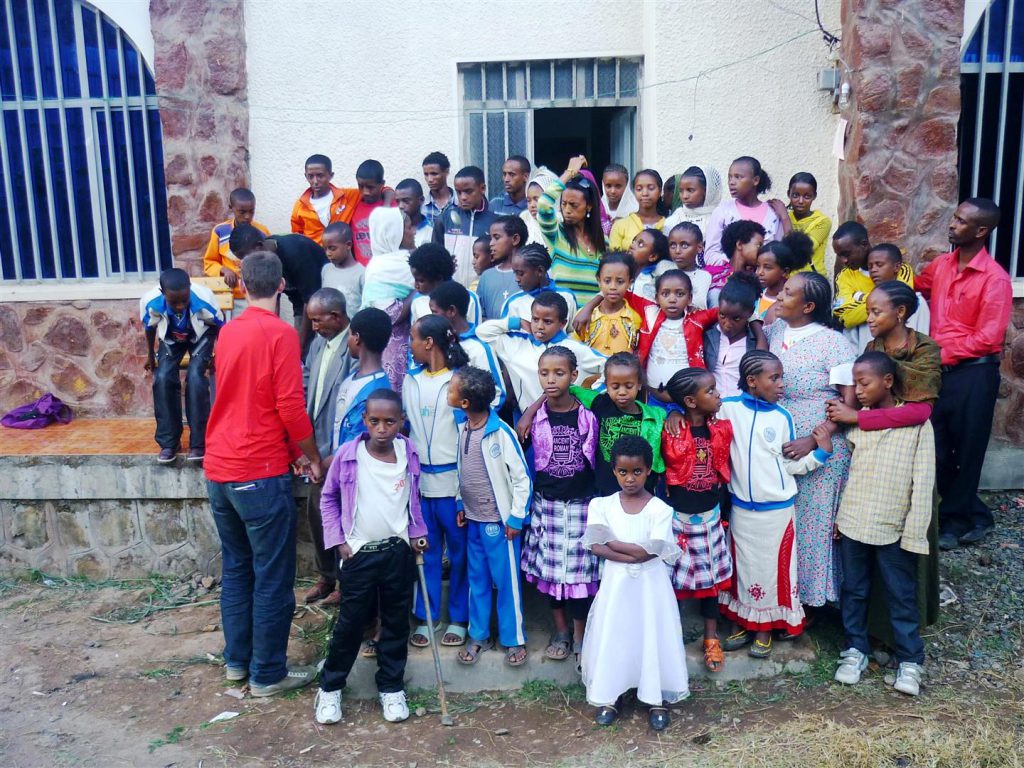 Children at Yenege Tesfa